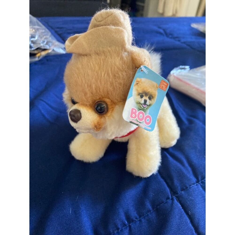 GUND Boo The World’s Cutest Dog Cowboy Plush Hat Bandana NWT